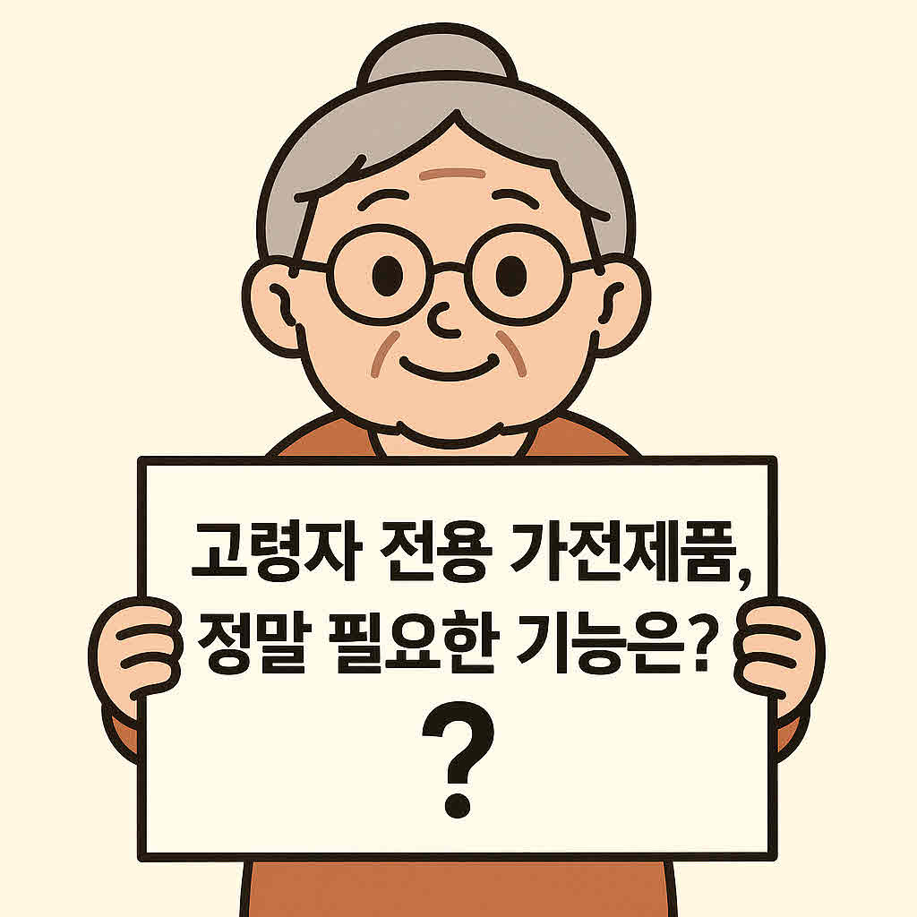 고령자 전용 가전제품.jpg