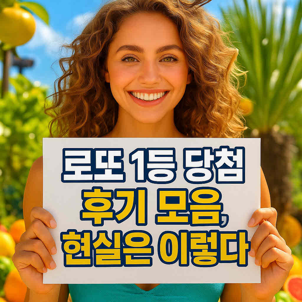 로또 1등 당첨 후기 모음.jpg