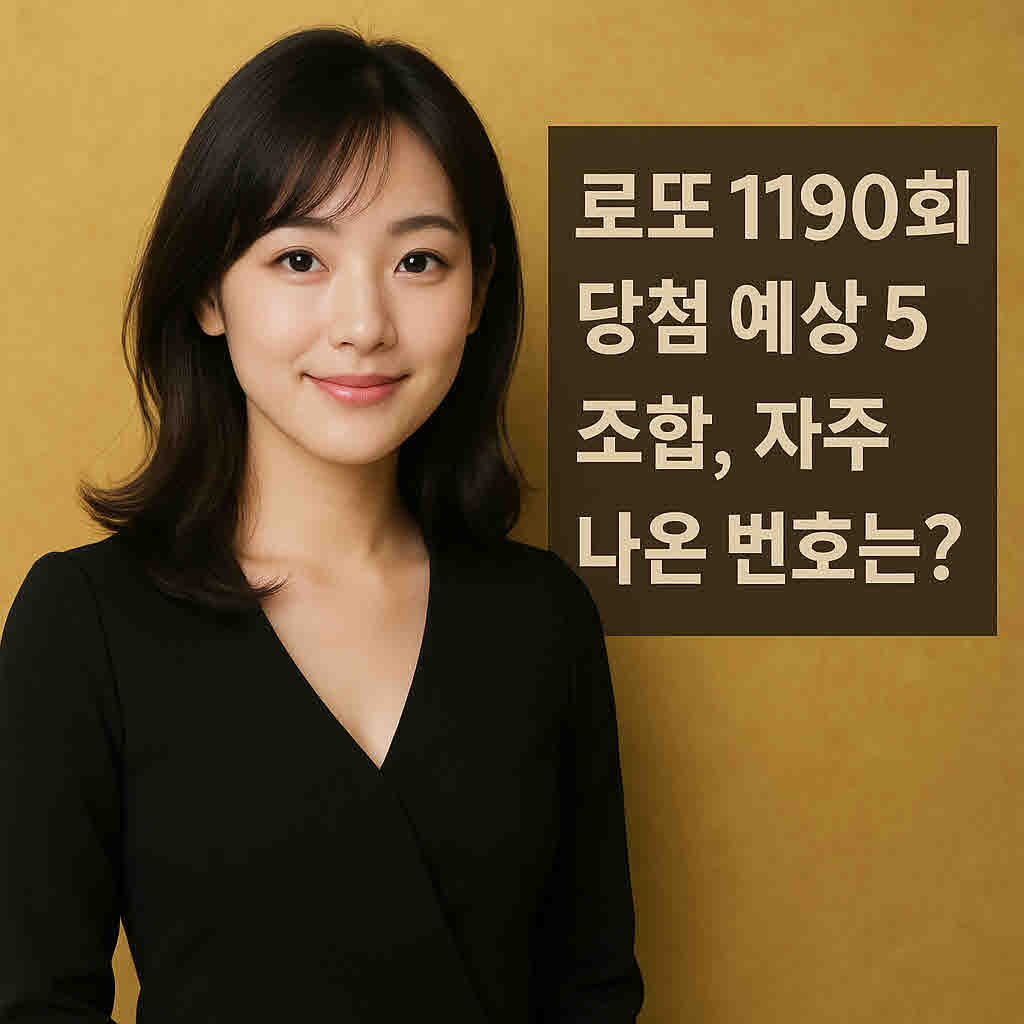 로또 1190회 당첨 예상 5 조합.jpg